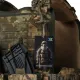 12 - Плитоноска Ares Gen.2 (Комплект 3 підсумки) З системою швидкого скидання, для бронеплит розміром 25х30 см. Колір Пиксель ММ14