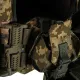 10 - Плитоноска Ares Gen.2. (Комплект 7 подсумков) с системой быстрого сброса. Molle. Цвет Пиксель