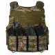 2 - Плитоноска Warmor Gen.4 (Комплект 4 підсумки) з системою швидкого скидання. Molle. Колір Пиксель