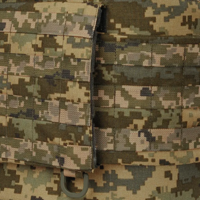 10 - Плитоноска Warmor Gen.4 (Комплект 4 підсумки) з системою швидкого скидання. Molle. Колір Пиксель