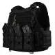 1 - Плитоноска Warmor Gen.4 (Комплект 4 підсумки) з системою швидкого скидання. Molle. Колір Чорна