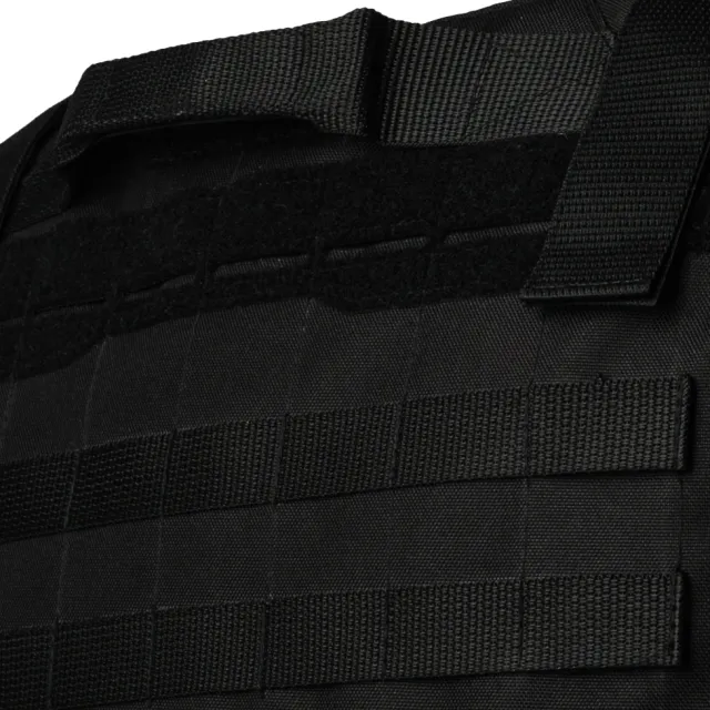 12 - Плитоноска Warmor Gen.4 (Комплект 4 підсумки) з системою швидкого скидання. Molle. Колір Чорна