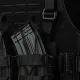 11 - Плитоноска Warmor Gen.4 (Комплект 4 підсумки) з системою швидкого скидання. Molle. Колір Чорна