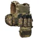 3 - Плитоноска Warmor Gen.4 Max. Система быстрого сброса. (Комплект 9 подсумков). Цвет Мультикам