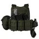 2 - Плитоноска Ares Gen.2. (Комплект 7 підсумків) з системою швидкого скидання. Molle. Колір Олива