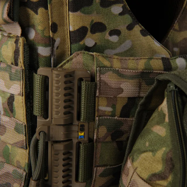 11 - Плитоноска жіноча Warmor gen.3 FL MAX (for Ladies) (без плит). З максимальним набором підсумків, захистом шиї по 1 класу ДСТУ. Мультикам.