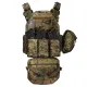 4 - Плитоноска жіноча Warmor gen.3 FL MAX (for Ladies). З максимальним набором підсумків, швидким боковим та верхнім скиданням (без плит). Мультикам.