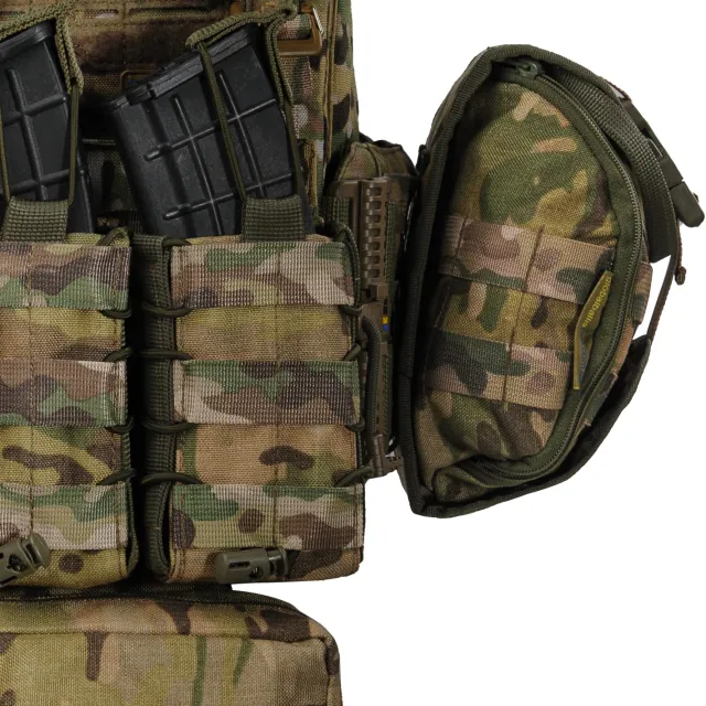 6 - Плитоноска жіноча Warmor gen.3 FL MAX (for Ladies). З максимальним набором підсумків, швидким боковим та верхнім скиданням (без плит). Мультикам.