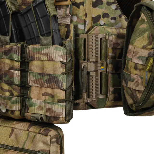 10 - Плитоноска жіноча Warmor gen.3 FL MAX (for Ladies). З максимальним набором підсумків, швидким боковим та верхнім скиданням (без плит). Мультикам.