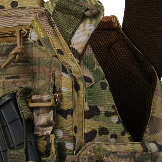 7 - Плитоноска жіноча Warmor gen.3 FL (for Ladies). З підсумками під магазини АК і швидким бічним і верхнім скиданням (без плит). Мультикам.