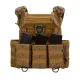 6 - Плитоноска Warmor Gen.3 Pro з системою швидкого скидання. Molle. Колір Койот