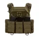 2 - Плитоноска Warmor gen.3  Олива. Система швидкого зняття. 3 підсумки. (Великого розміру)