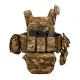 2 - Плитоноска Warmor gen.3 Pro Max XL Піксель ММ14. Система швидкого скидання. 7 підсумок. (Великого розміру)