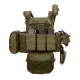 4 - Плитоноска Warmor gen.3 Pro Max XL Олива. Система швидкого скидання. 7 підсумок. (Великого розміру)