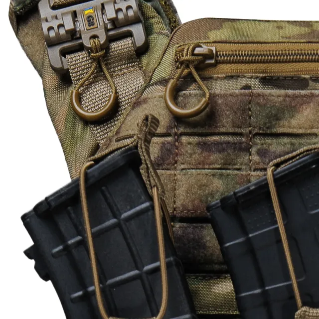 5 - Плитоноска BOGUNKA PRO з системою швидкого скидання. (Комплект 3 підсумки під АК + турнікет). Колір Мутьтикам