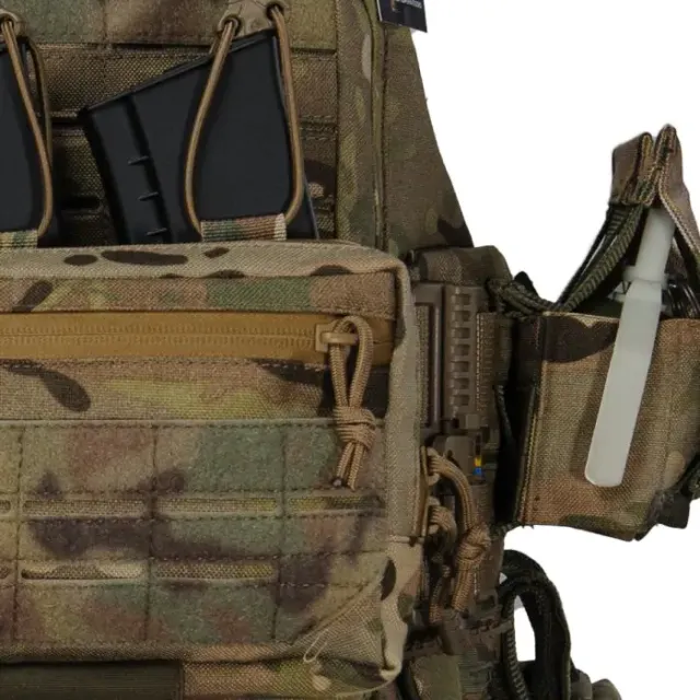 10 - Плитоноска Warmor Gen.6 PRO MAX. Мультикам. Максимальний набір підсумків