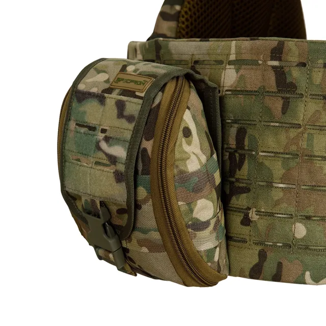 6 - Плитоноска SPECPROM WARMOR Gen.5 V2 з повним комплектом підсумків Мультикам