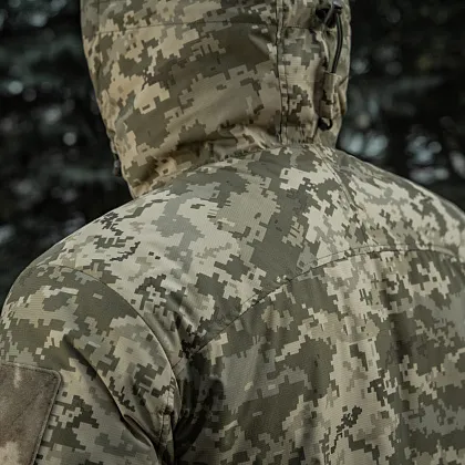 5 - Куртка тактична зимова M-Tac Alpha Gen.IV Pro Primaloft. Піксель MM14