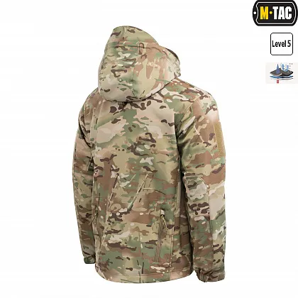 2 - Куртка тактична M-Tac Soft Shell з підстібкою МС. Мультикам