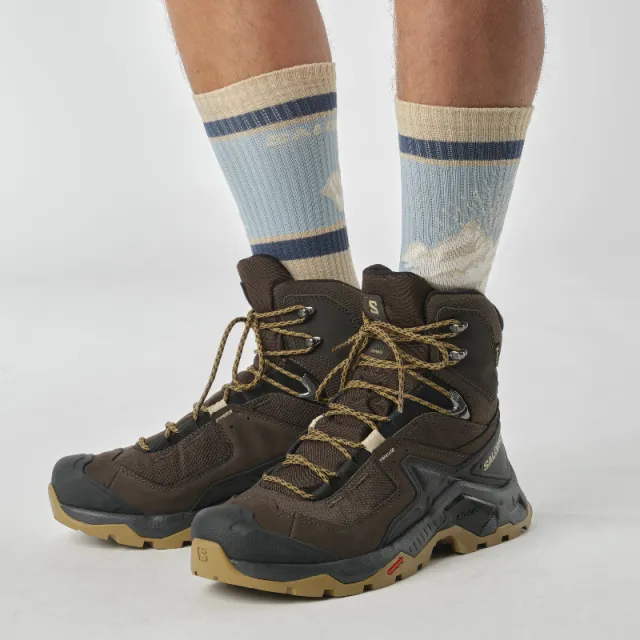 7 - Черевики туристичні SALOMON Quest Element GTX, Коричневий