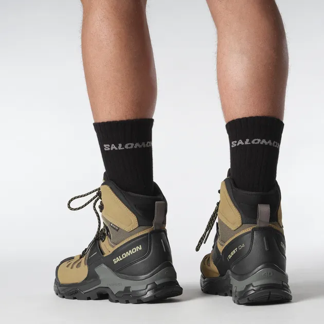 7 - Черевики тактичні SALOMON Quest 4 GTX, Чорний-Койот