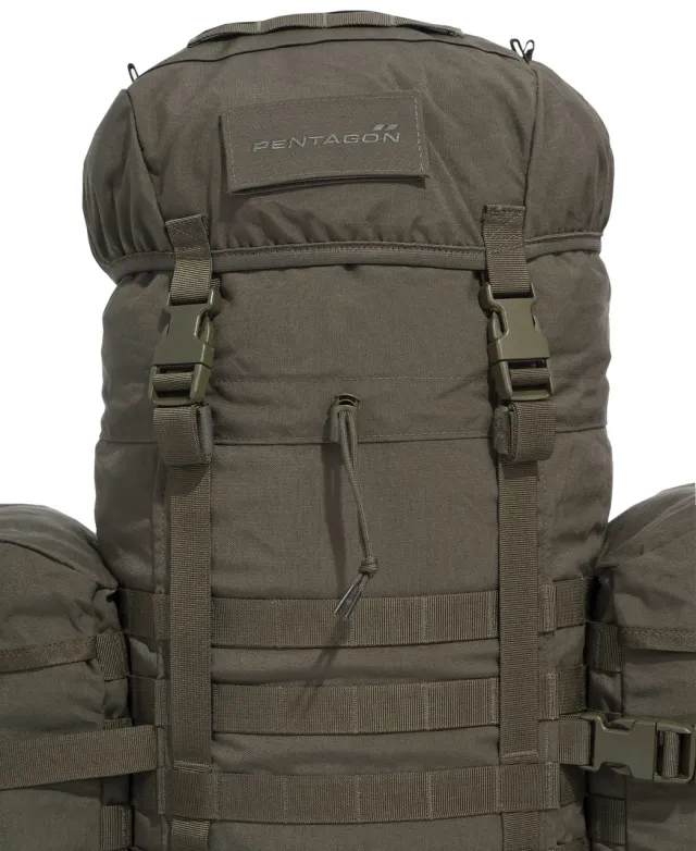 2 - Рюкзак туристичний Pentagon Deos Backpack 65л, Олива