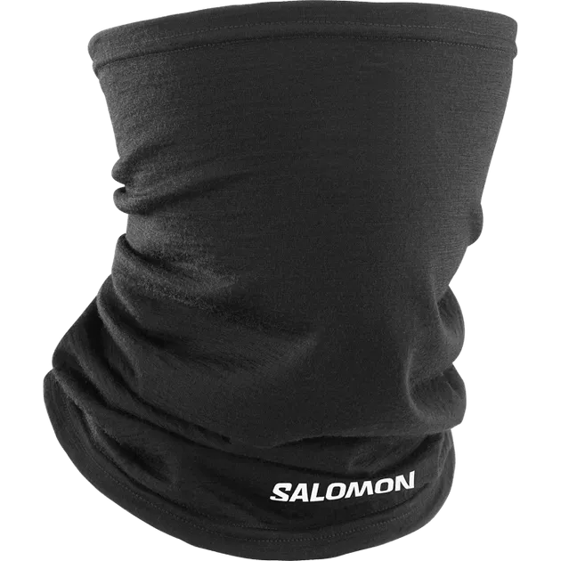 1 - Баф SALOMON MERINO NECK GAITER. Чорний