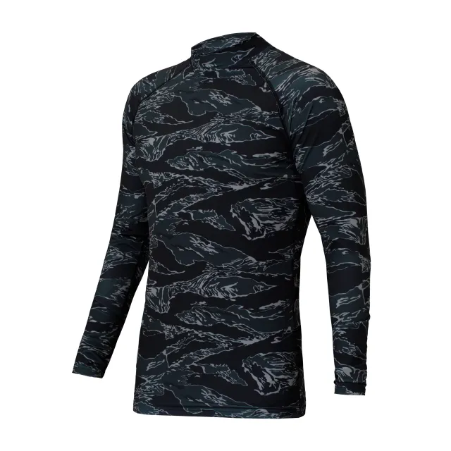 2 - Чоловічий рашгард SPECPROM Black Tiger Stripes Camo