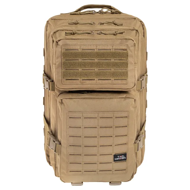 2 - Рюкзак тактичний Pentagon Tac Maven Assault LaserCut 51л, Койот
