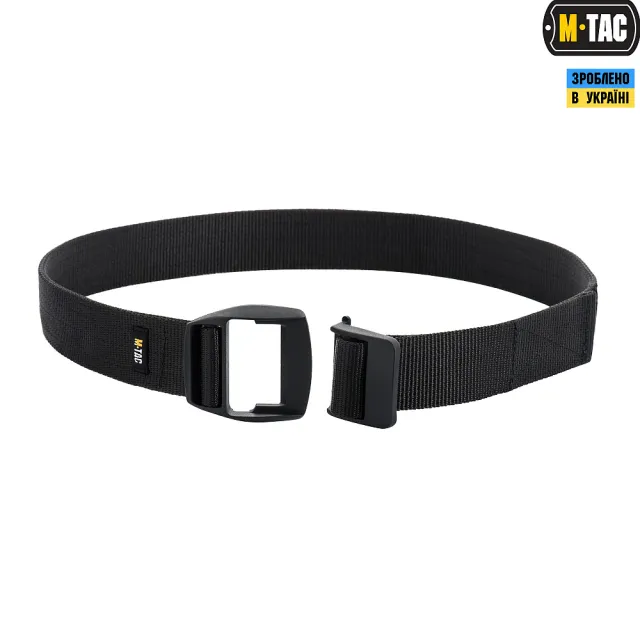2 - Тактичний ремінь M-Tac Berg Buckle Tactical Belt. Розмір S/M. Чорний