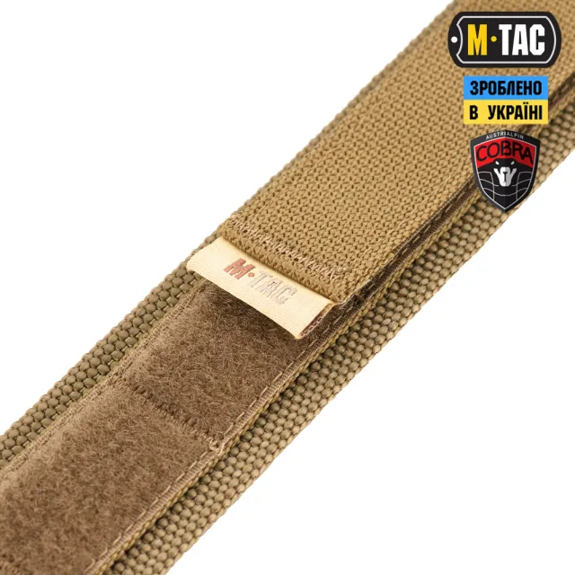 5 - Тактичний ремінь Cobra Buckle Belt M-Tac. Розмір M/L. Койот