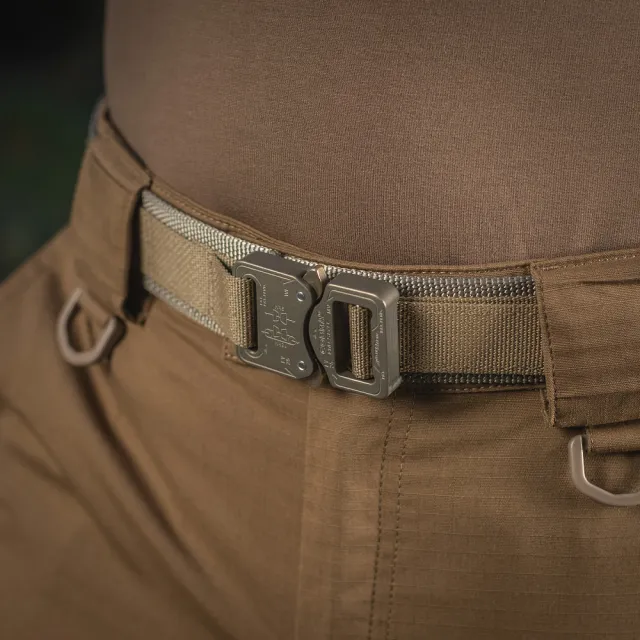 8 - Тактичний ремінь Cobra Buckle Belt M-Tac. Розмір XL/2XL. Койот