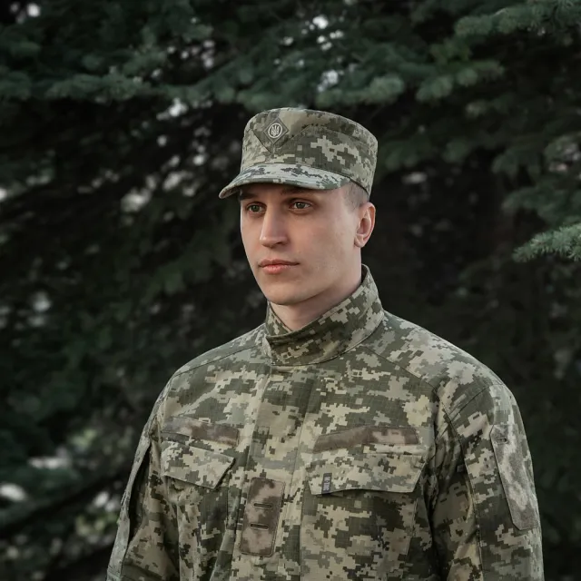 10 - Кепка-мазепинка M-Tac з гербом. Піксель MM14
