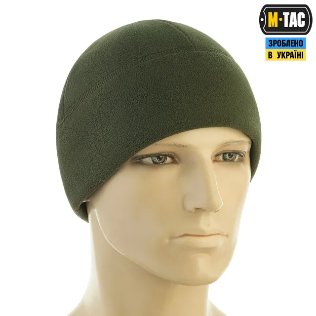 4 - Шапка флісова M-Tac Watch Cap Elite із Slimtex. Олива