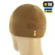 5 - Шапка флисовая M-Tac Watch Cap Elite с Velcro. Койот