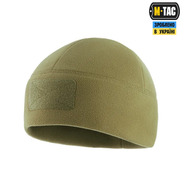2 - Шапка флисовая M-Tac Watch Cap Elite с Velcro. Хаки