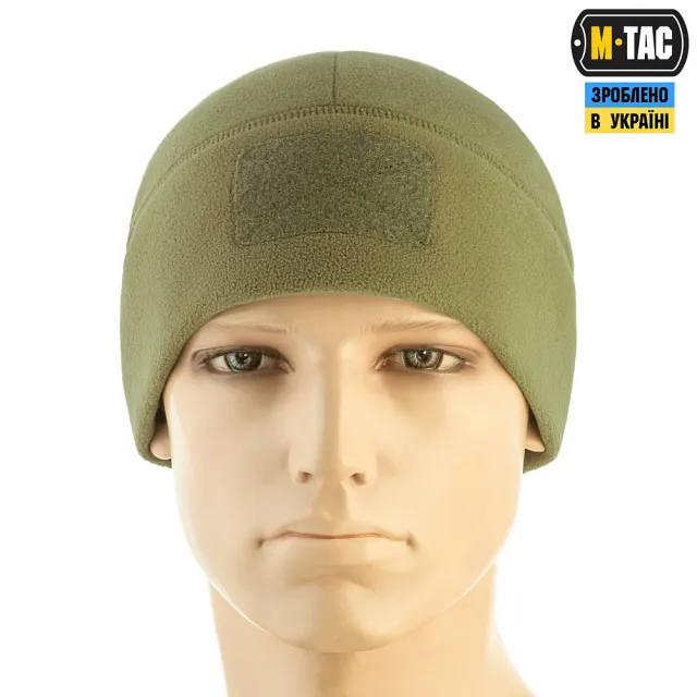 5 - Шапка флисовая M-Tac Watch Cap Elite с Velcro. Хаки