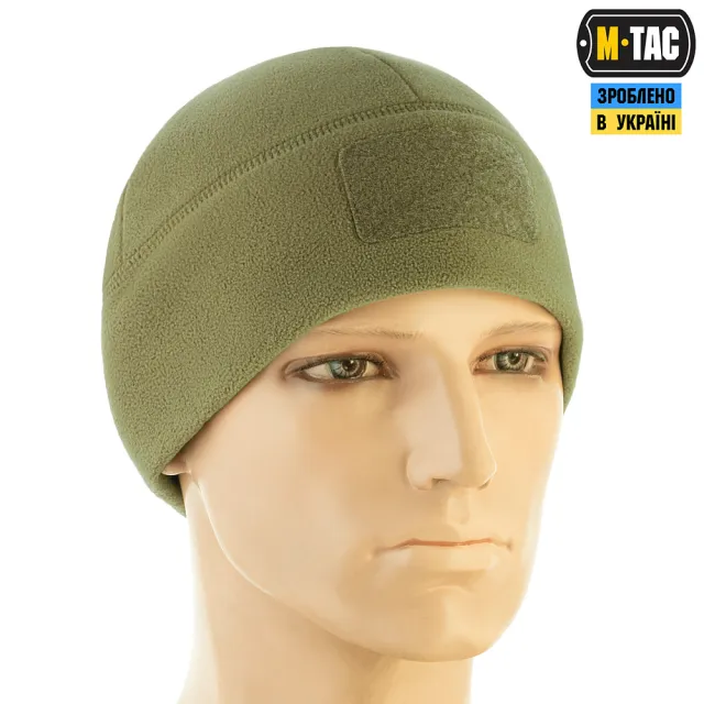 6 - Шапка флисовая M-Tac Watch Cap Elite с Velcro. Хаки