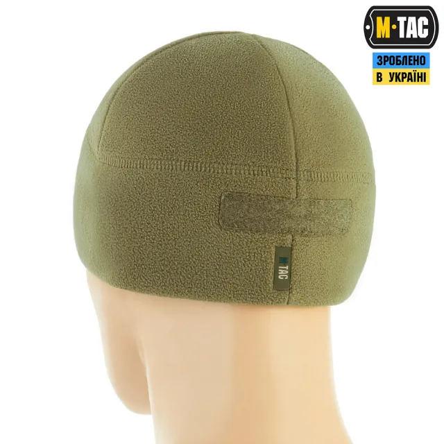 7 - Шапка флисовая M-Tac Watch Cap Elite с Velcro. Хаки