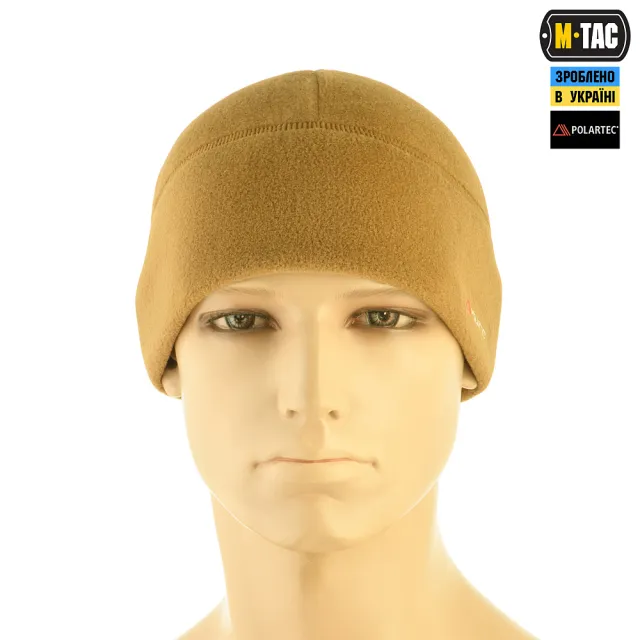 5 - Шапка флісова M-Tac Watch Cap Polartec. Койот
