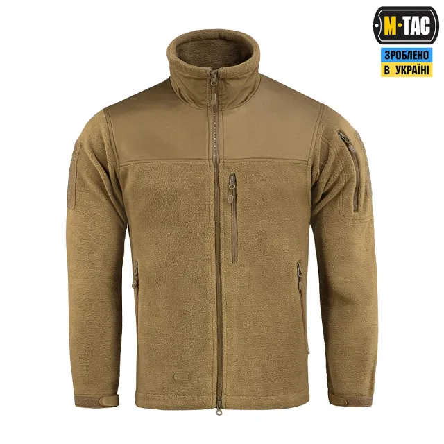 3 - Флісова куртка-кофта M-Tac Alpha Microfleece Gen.II. Койот
