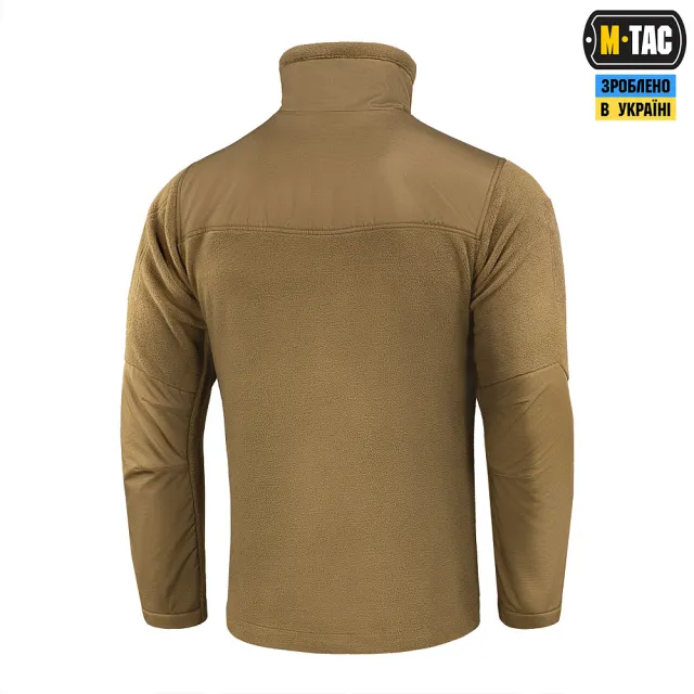 4 - Флісова куртка-кофта M-Tac Alpha Microfleece Gen.II. Койот