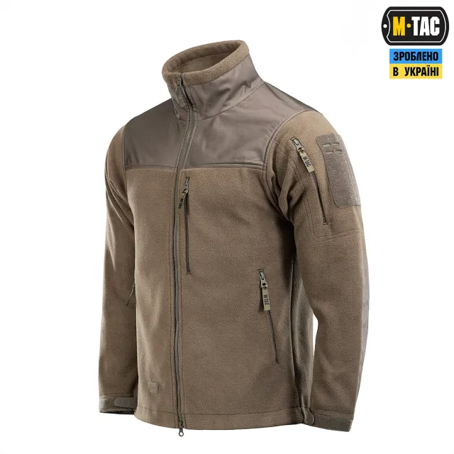 1 - Флісова куртка-кофта M-Tac Alpha Microfleece Gen.II. Олива