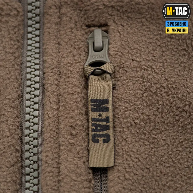 8 - Флісова куртка-кофта M-Tac Alpha Microfleece Gen.II. Олива