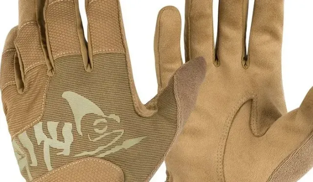 2 - Перчатки тактические Helikon All Round Fit Tactical для сенсоров, Койот
