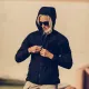 8 - Куртка жіноча Helikon Wolfhound Hoodie. Чорний