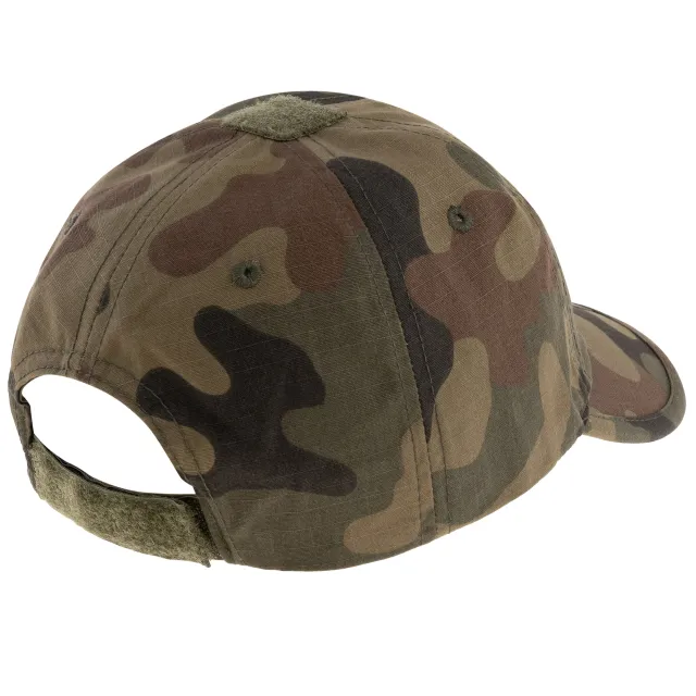 4 - Тактическая кепка Helikon PolyCotton Ripstop складная. Лесная пантера