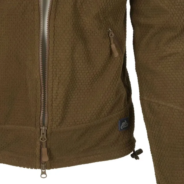 4 - Флісова куртка-кофта Helikon AlphaTactical. Койот
