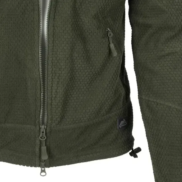 4 - Флісова куртка-кофта Helikon AlphaTactical. Олива
