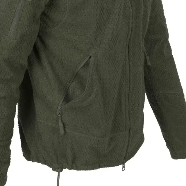 5 - Флісова куртка-кофта Helikon AlphaTactical. Олива